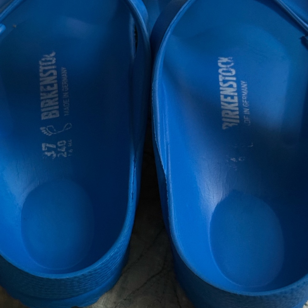 Birkenstock Gizeh EVA Sandals Scuba Blue 7 - Picture 7 of 14